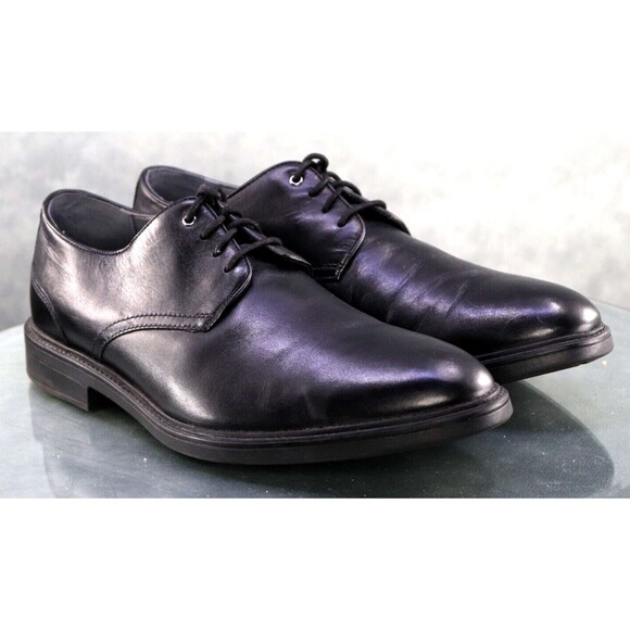 Bostonian Bolton Men's Plain Toe Dress Shoes Size 13 Leather Black 15770 - Picture 5 of 11